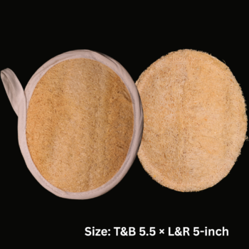 Organic Loofah Medium Size Two-in-One (Border Stitched & Without Border Stitched)